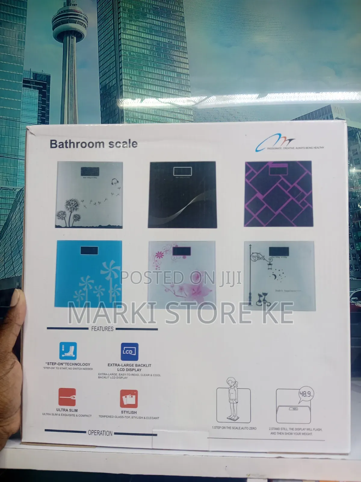 Personal Weighing Scale/Bathroom Scale Max 180kg