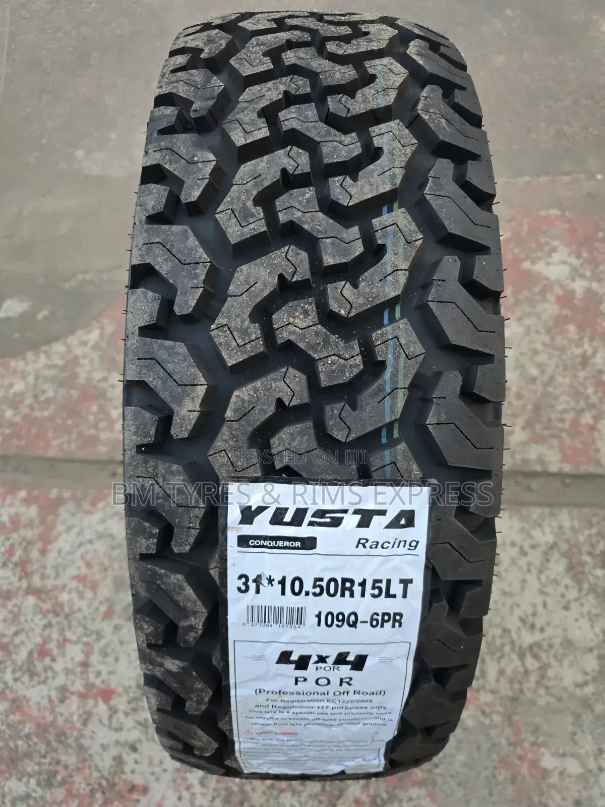 31x10.50r15 Yusta Tires (All Terrein)