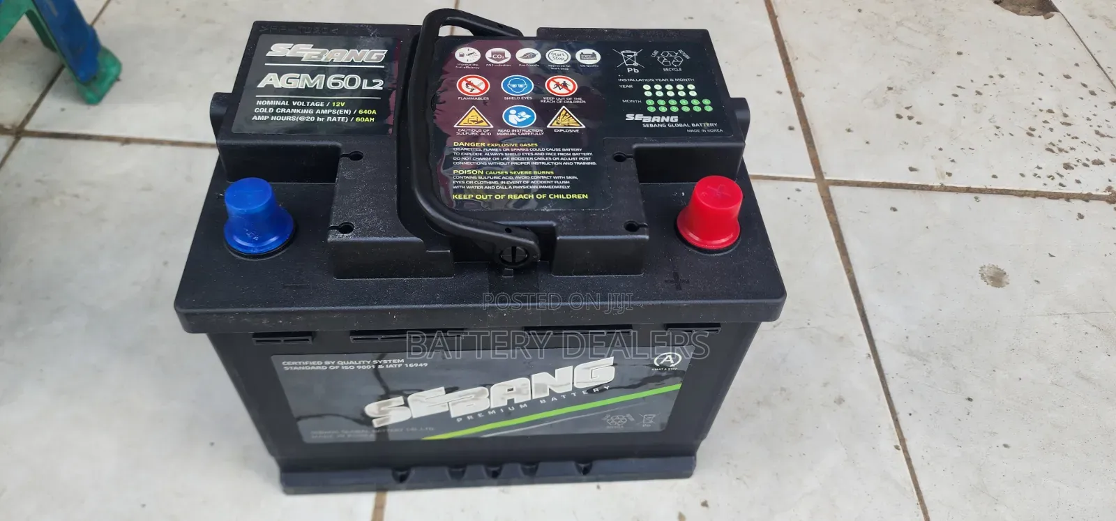 Sebang Car Battery Din 60agm Start Stop