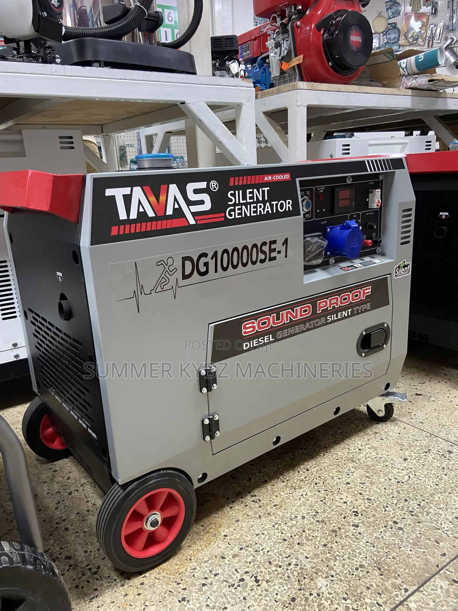 Super Diesel Tavas Silent Generator Dg10000se-1 15kva With Ats