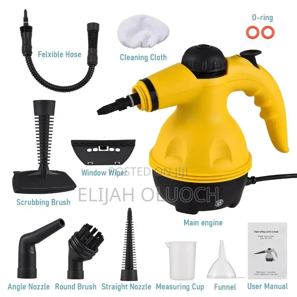 All Purpose Electric 9in1 Steam Cleaner Now Available in Yellow