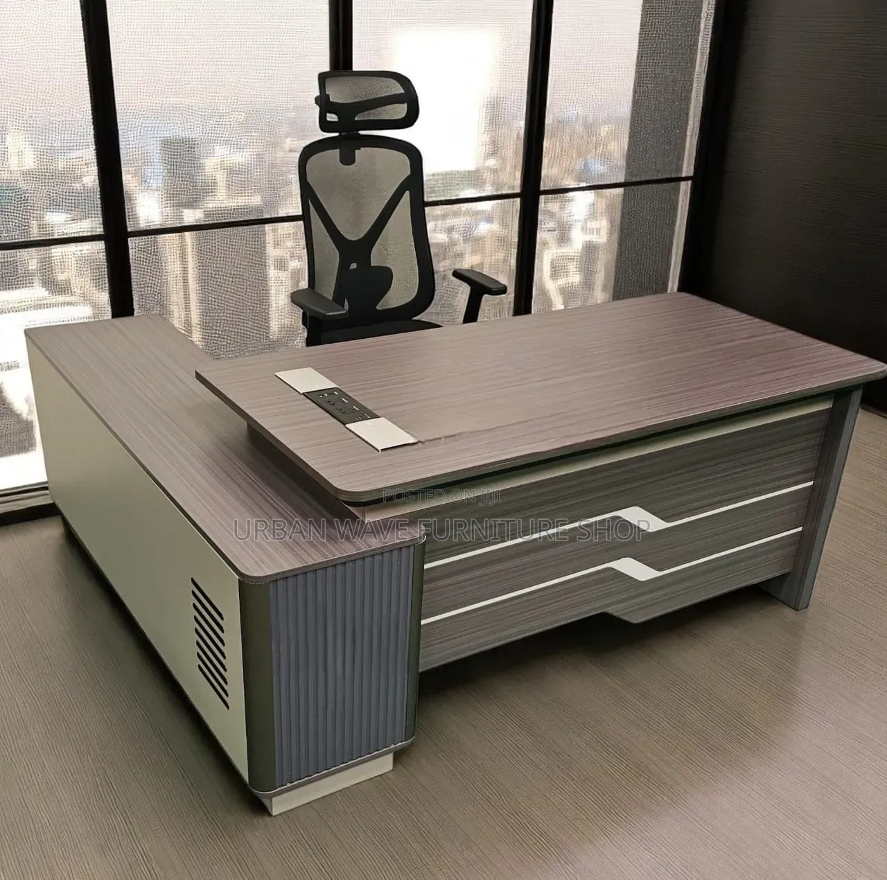 1.8mtr Brown Enhanced Executive Director Office Desk