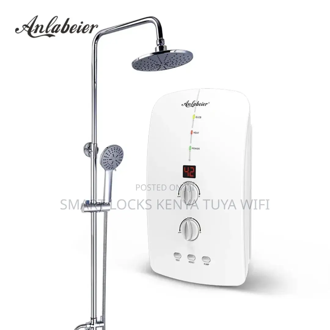 Instant Electric Water Heater With Booster Pump for Hotel Bathroom,