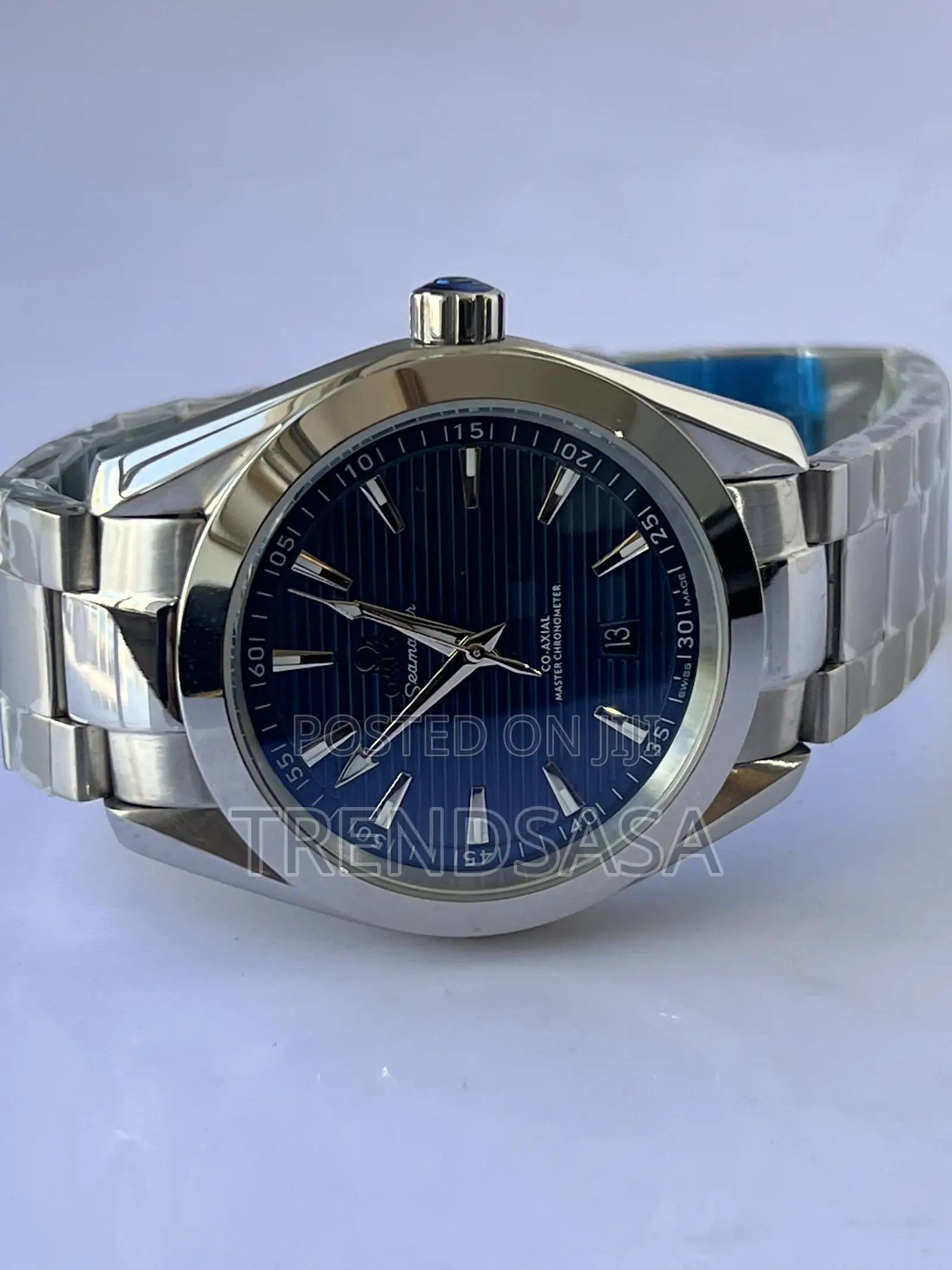 Omega Seamaster Blue Dial Stainless Steel Men’S Watch