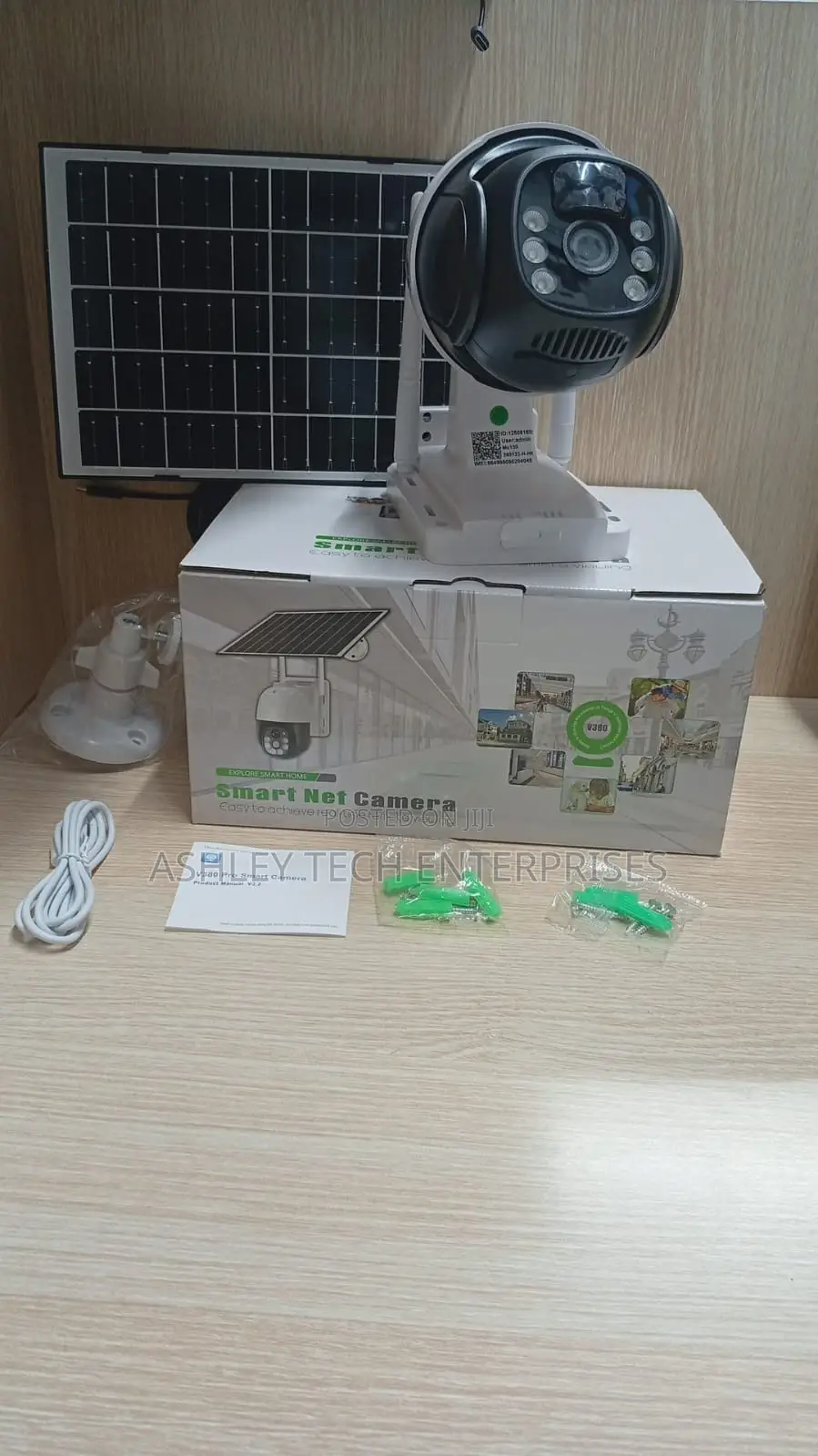 Powervision Vc9 V380 Solar Single Lens Camera