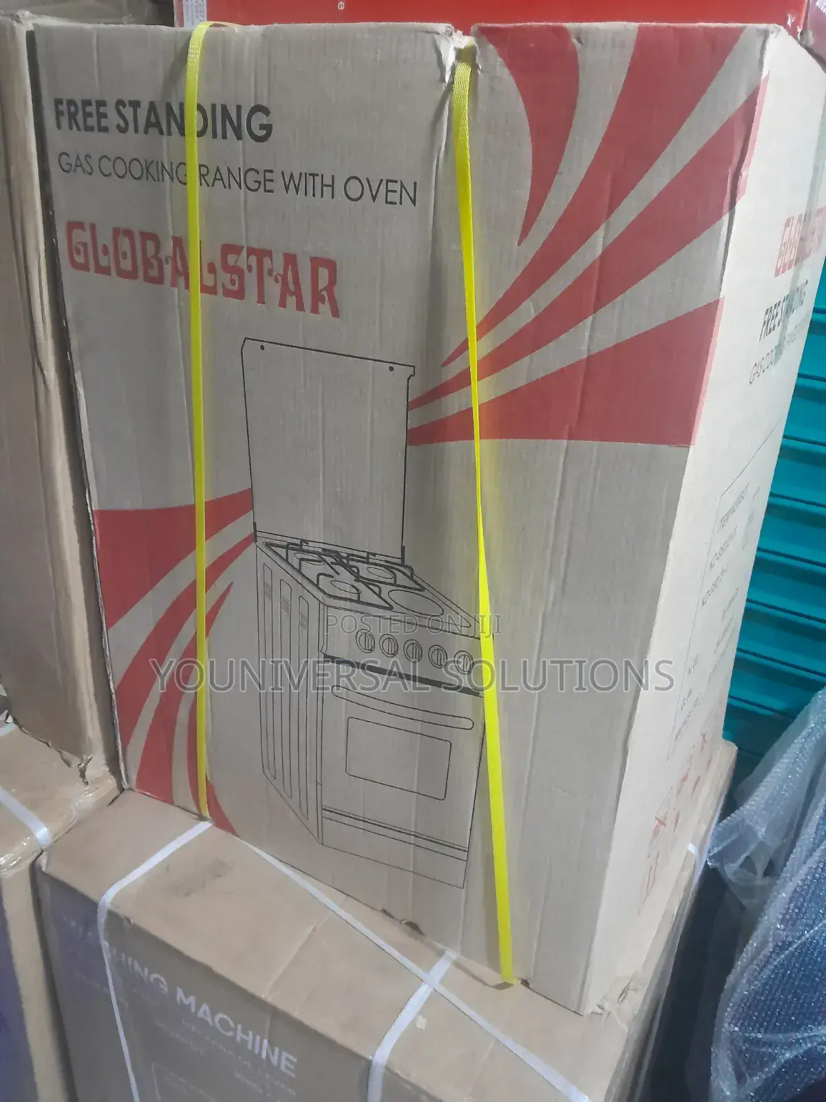 50*55cm Jet 3+1 Standing Cooker With Electric Oven