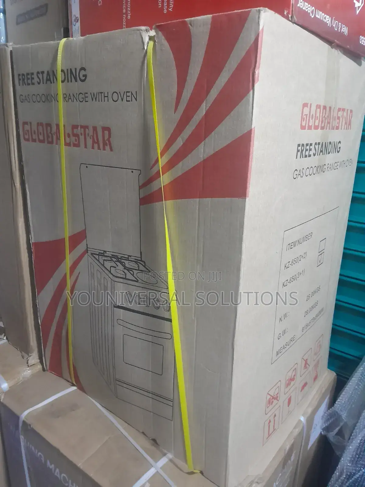 50*55cm Jet 3+1 Standing Cooker With Electric Oven