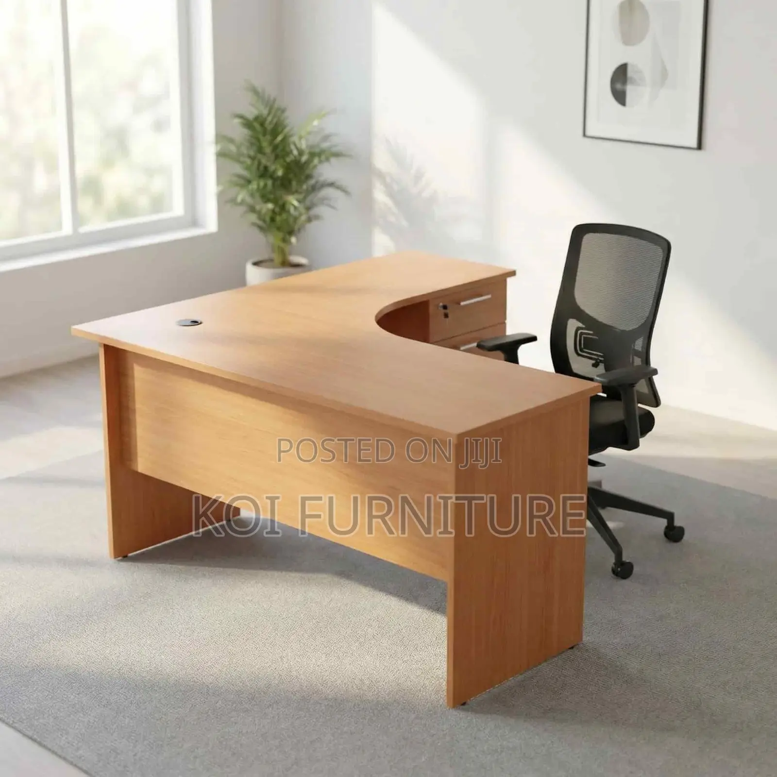 Office Desk : 1.2m Executive Home Office Storage