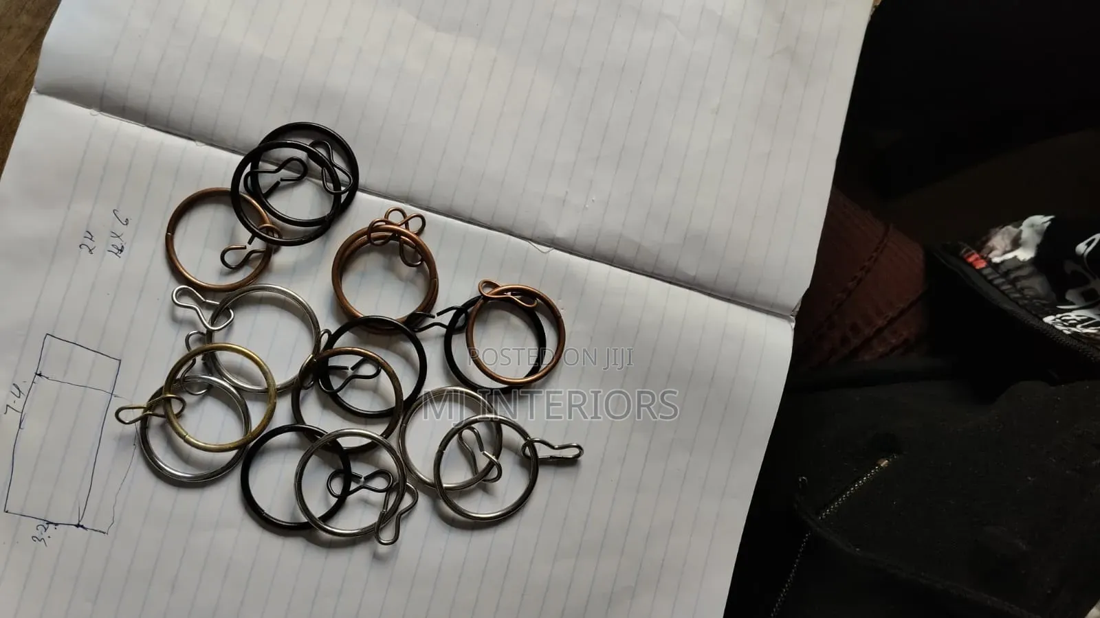 Easy Slide Curtain Rings