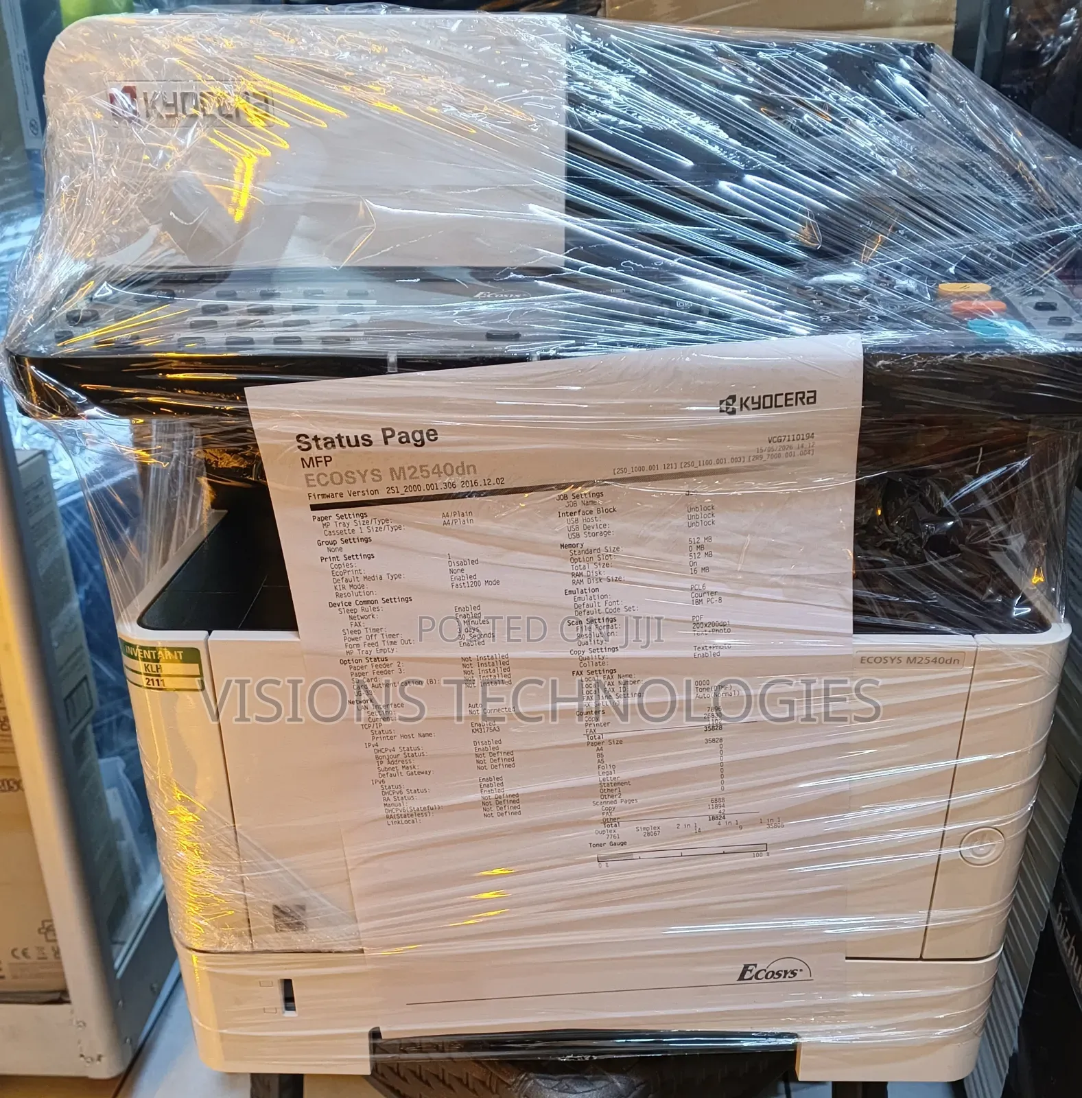 Kyocera Ecosys M2540dn Duplex(2-Sided)Mfp