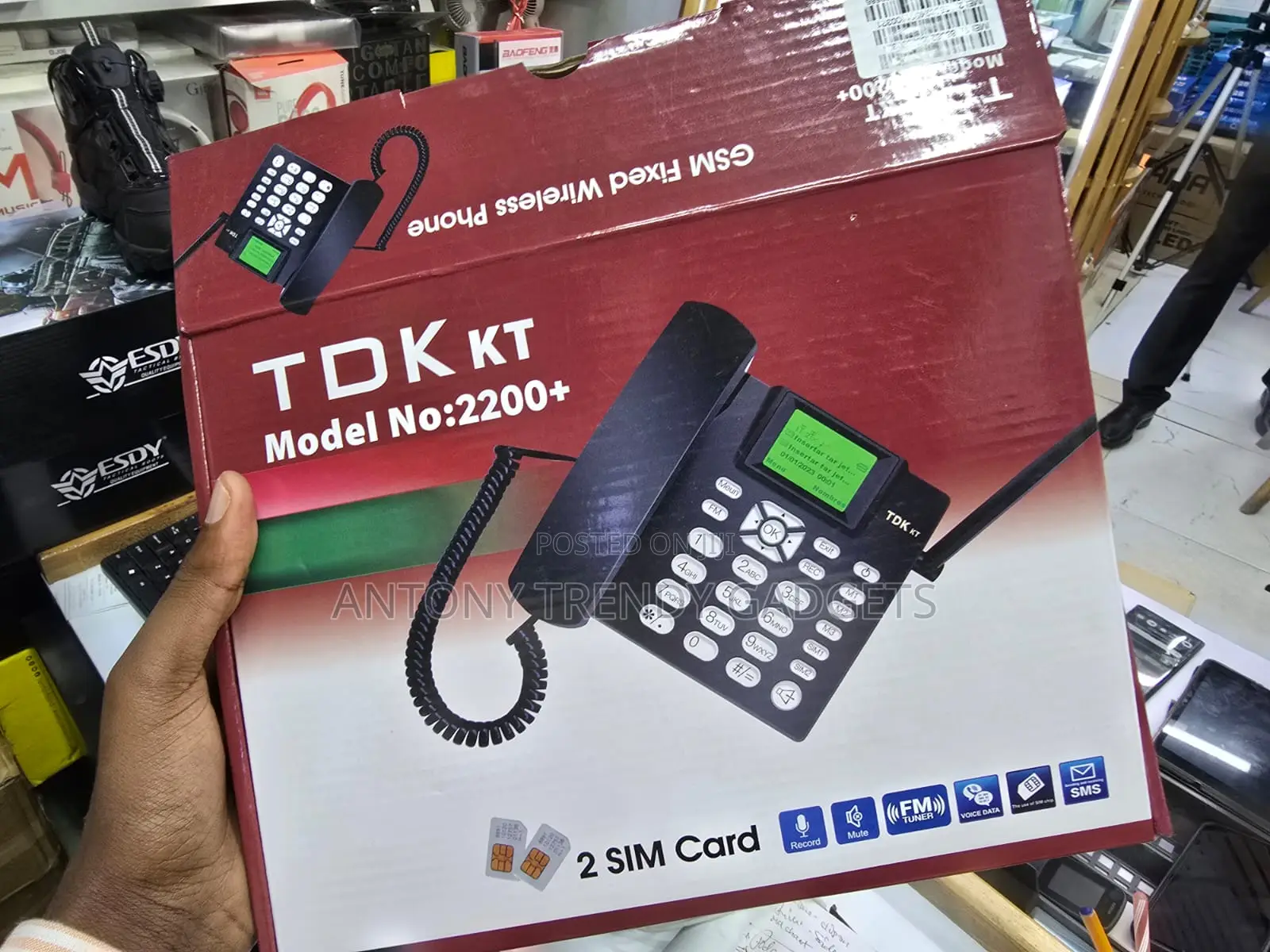 TDK Kt 2200+ Fixed Wireless Landline Dual Sim Phone