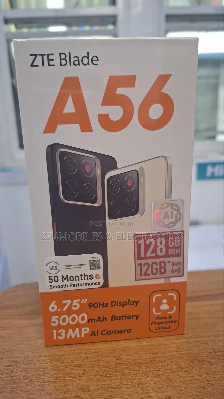 New ZTE Blade A56 128 GB Black