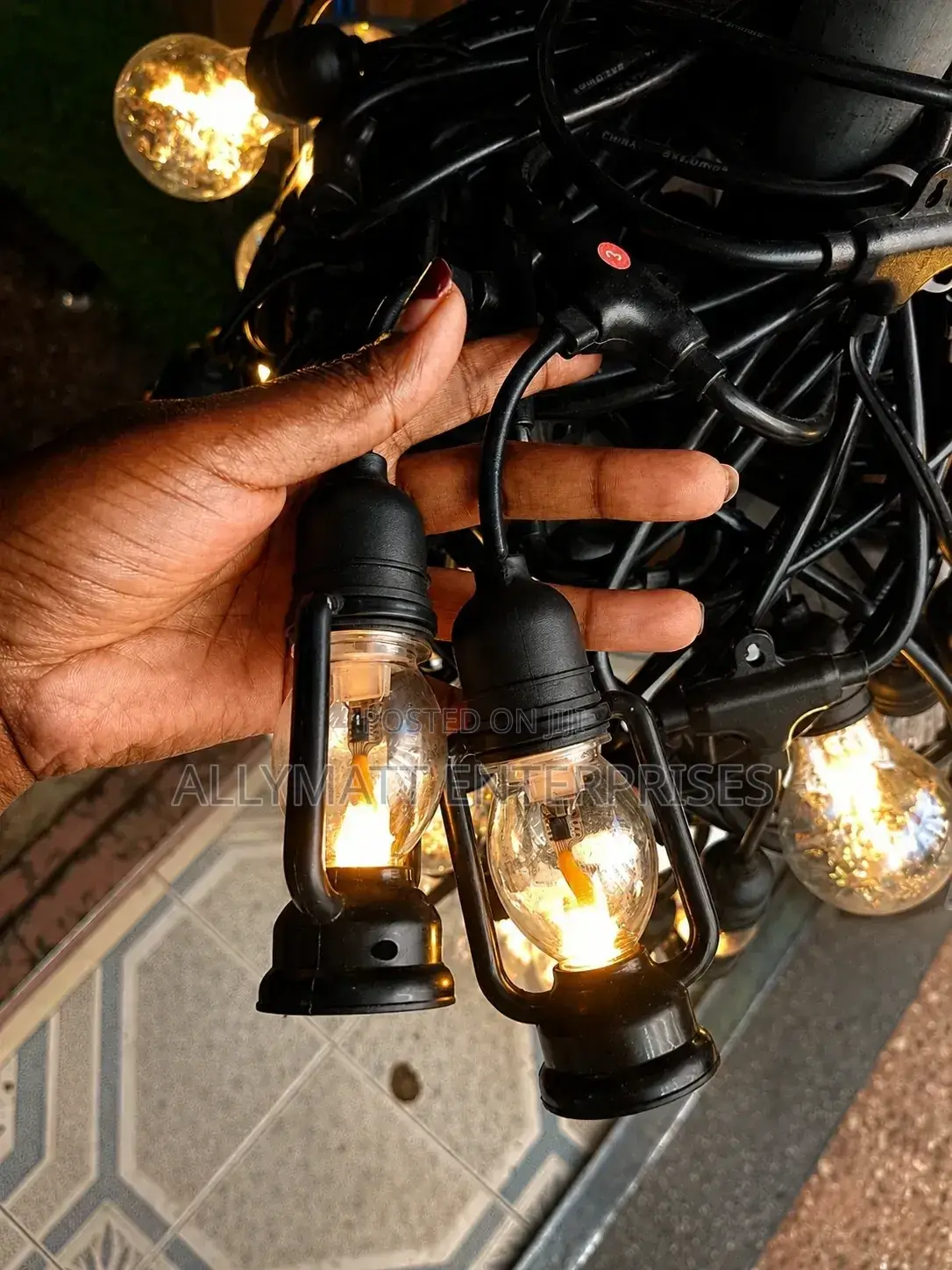 Vintage Lantern String Lights