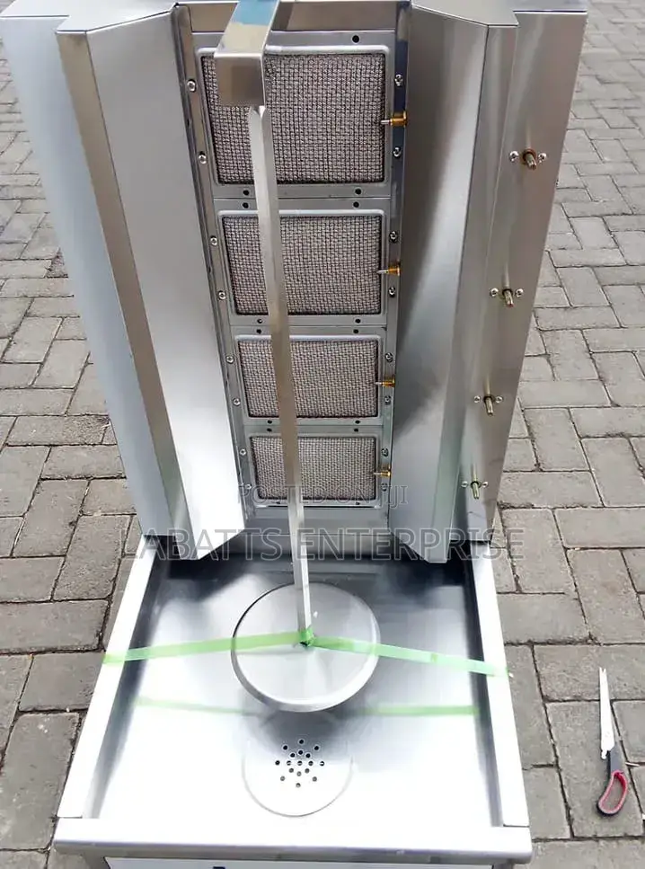 Commercial Shawarma 4 Gas Burner Machine