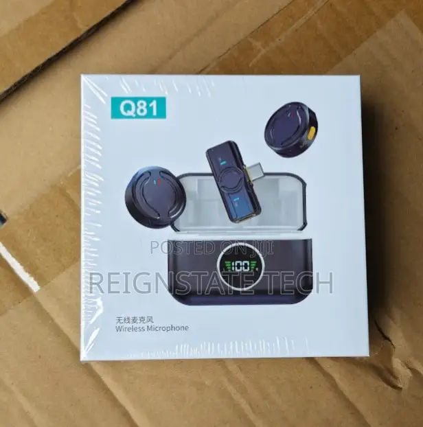 Q81 Wireless Microphone – Dual Lavalier Mic System