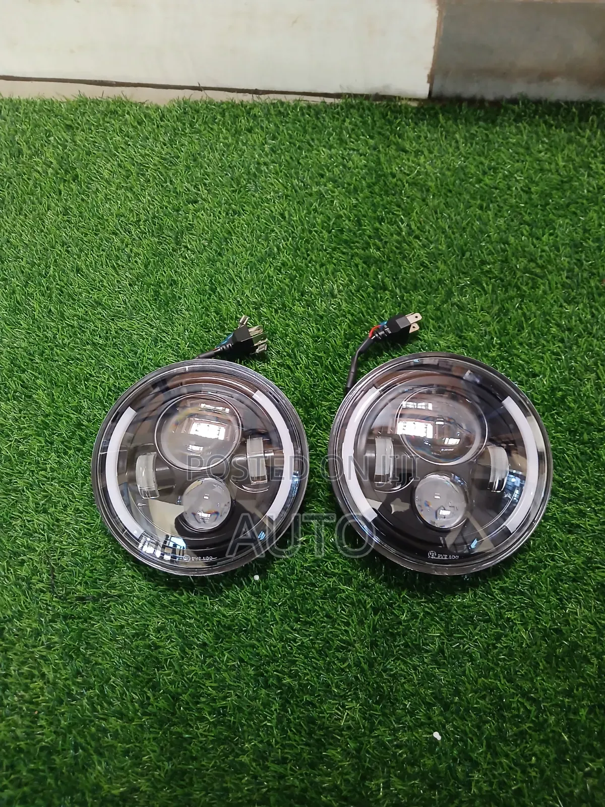 Universal 7 Inch Led Jeep Headlights DRL Halo Offroad Lights
