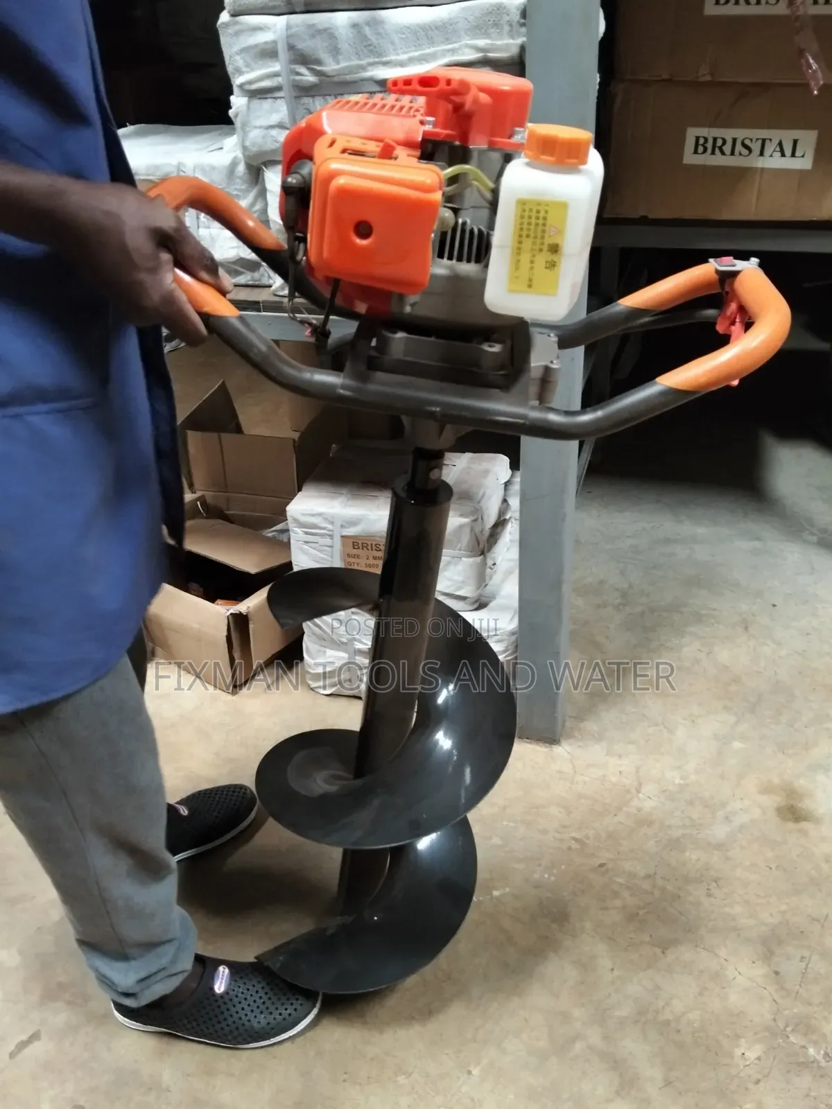 Gasoline Petro Earth Auger Machine