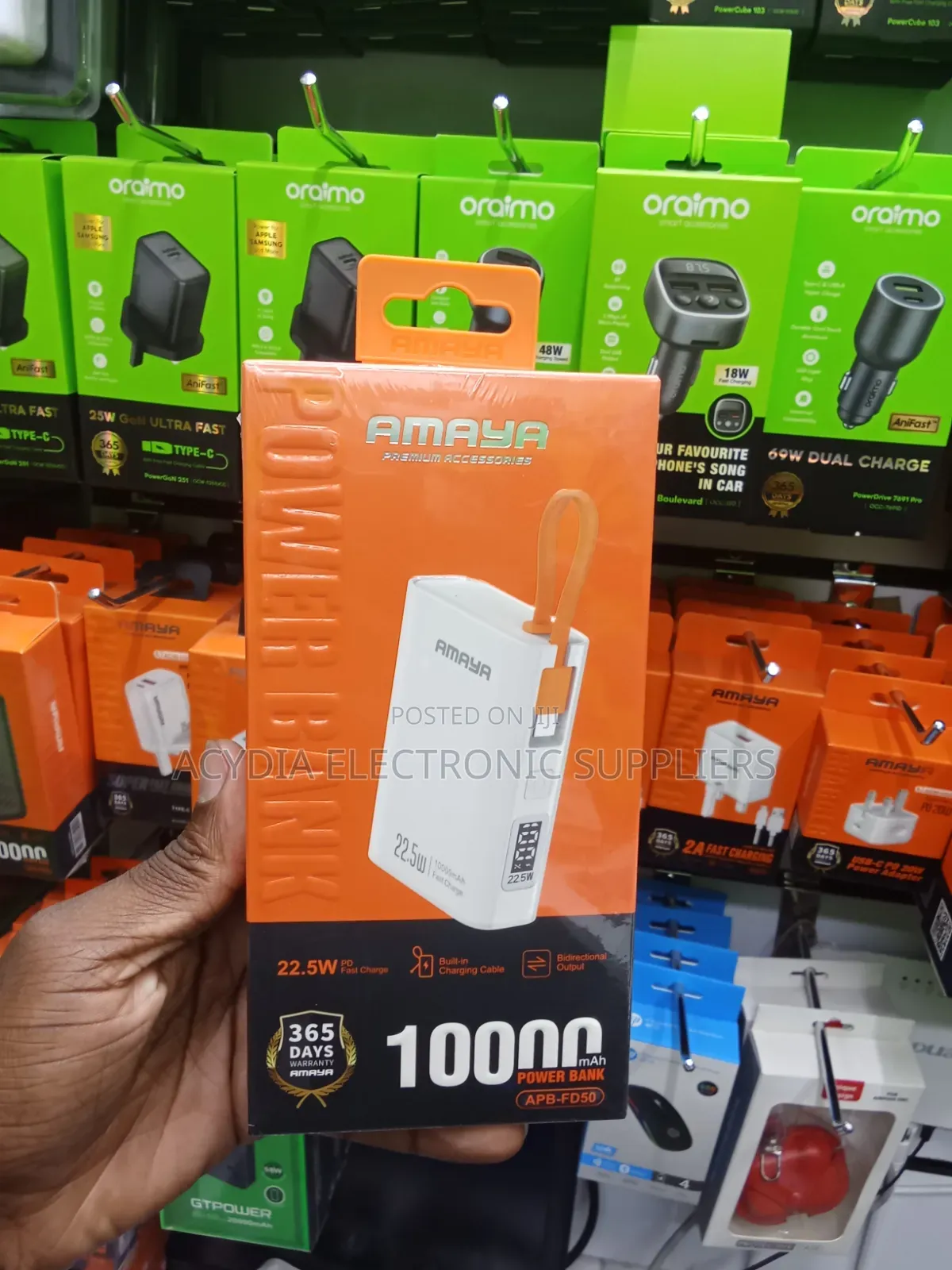 Amaya Apb-Fd50 22.5w, 10000mah Pocket Size Power Bank