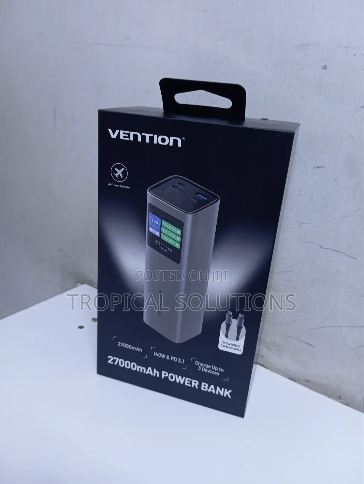 Vention Power Bank 27,000mah Available