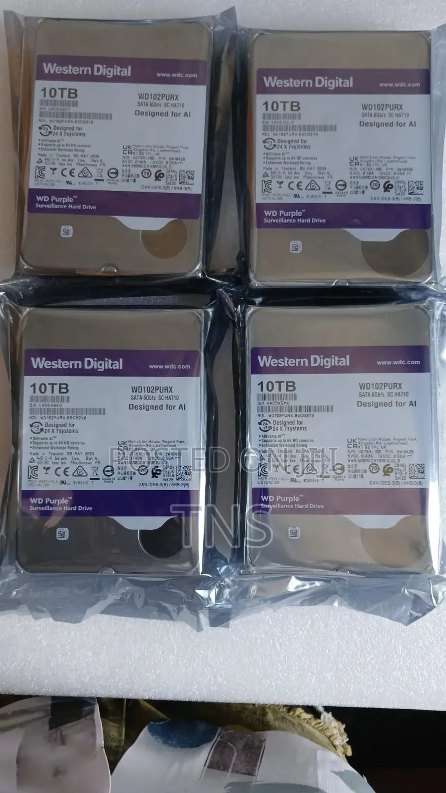 10tb Wd Purple Surveillance Hard Disk