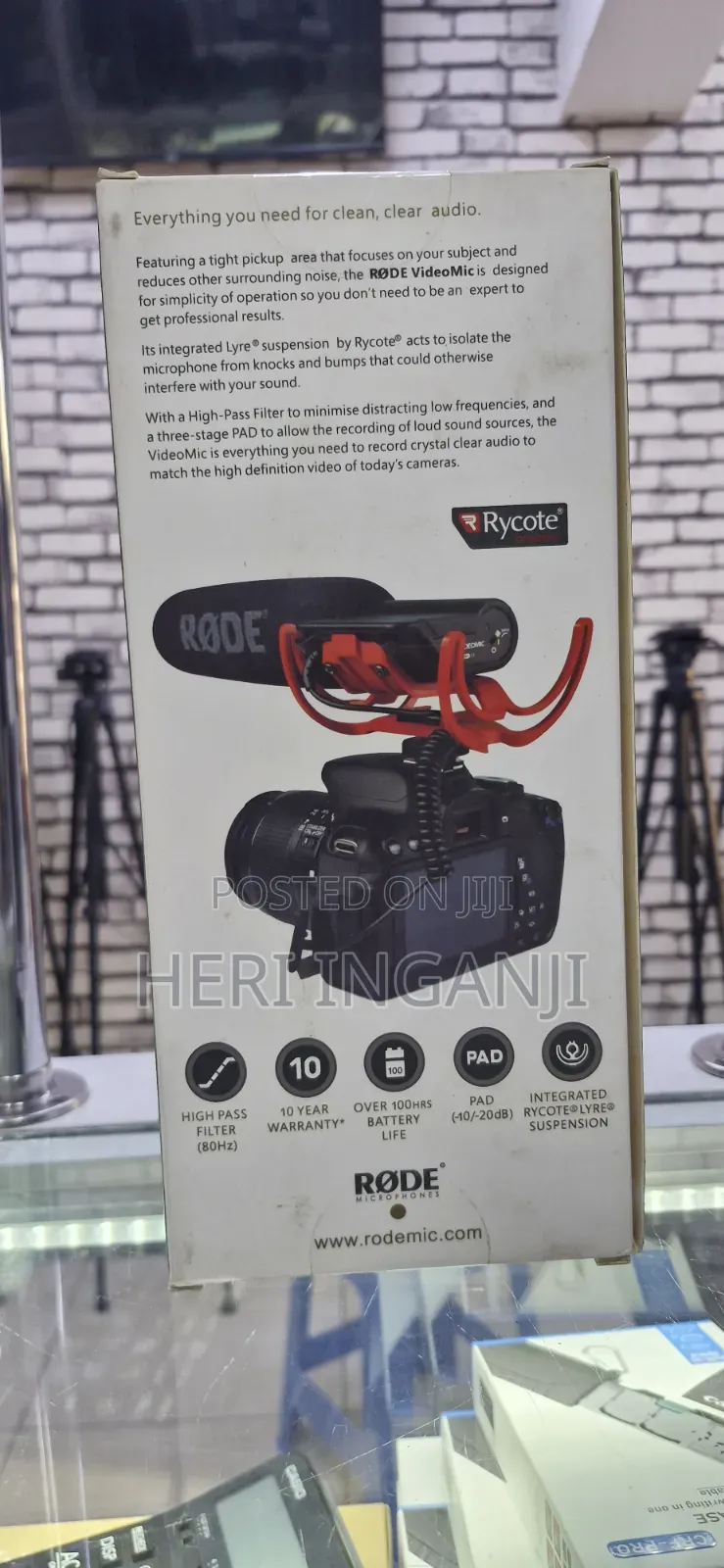Rode Videomic Camera-Mount Shot Gun Microphone