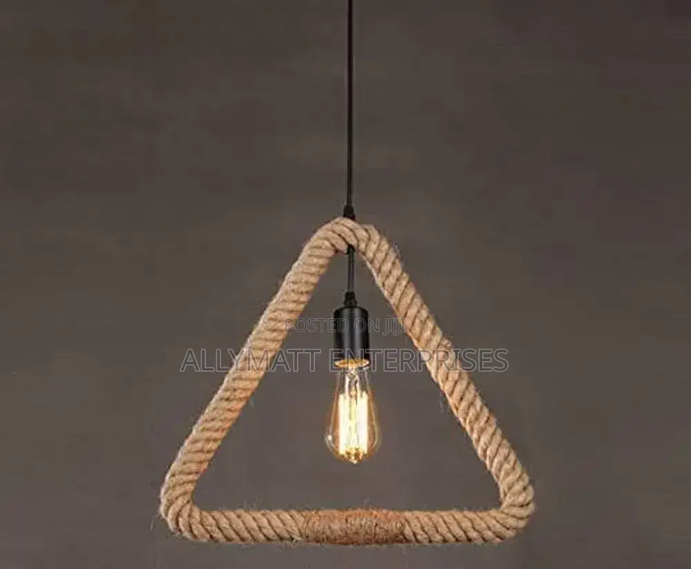 Triangle Rope Pendant