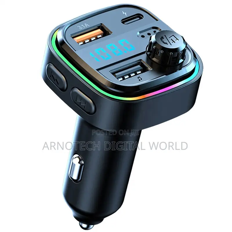 Bluetooth Car Fm Modulator Transmitter With Dual Usb Fast Charging