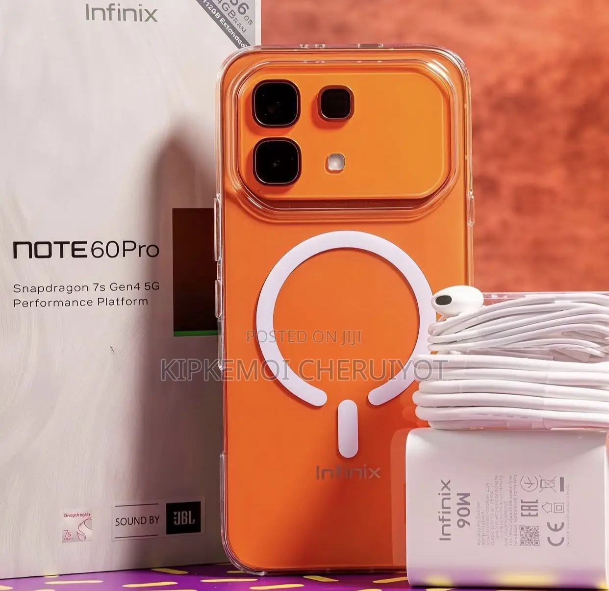 New Infinix Note 60 Pro 256 GB Orange