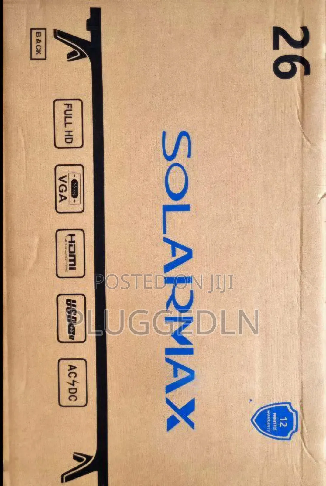 Solarmax 26-Inch Digital AC/ Dc Led TV.