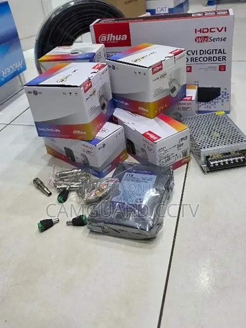 Dahua Full Color Outdoor CCTV Camera Kit Complete Package