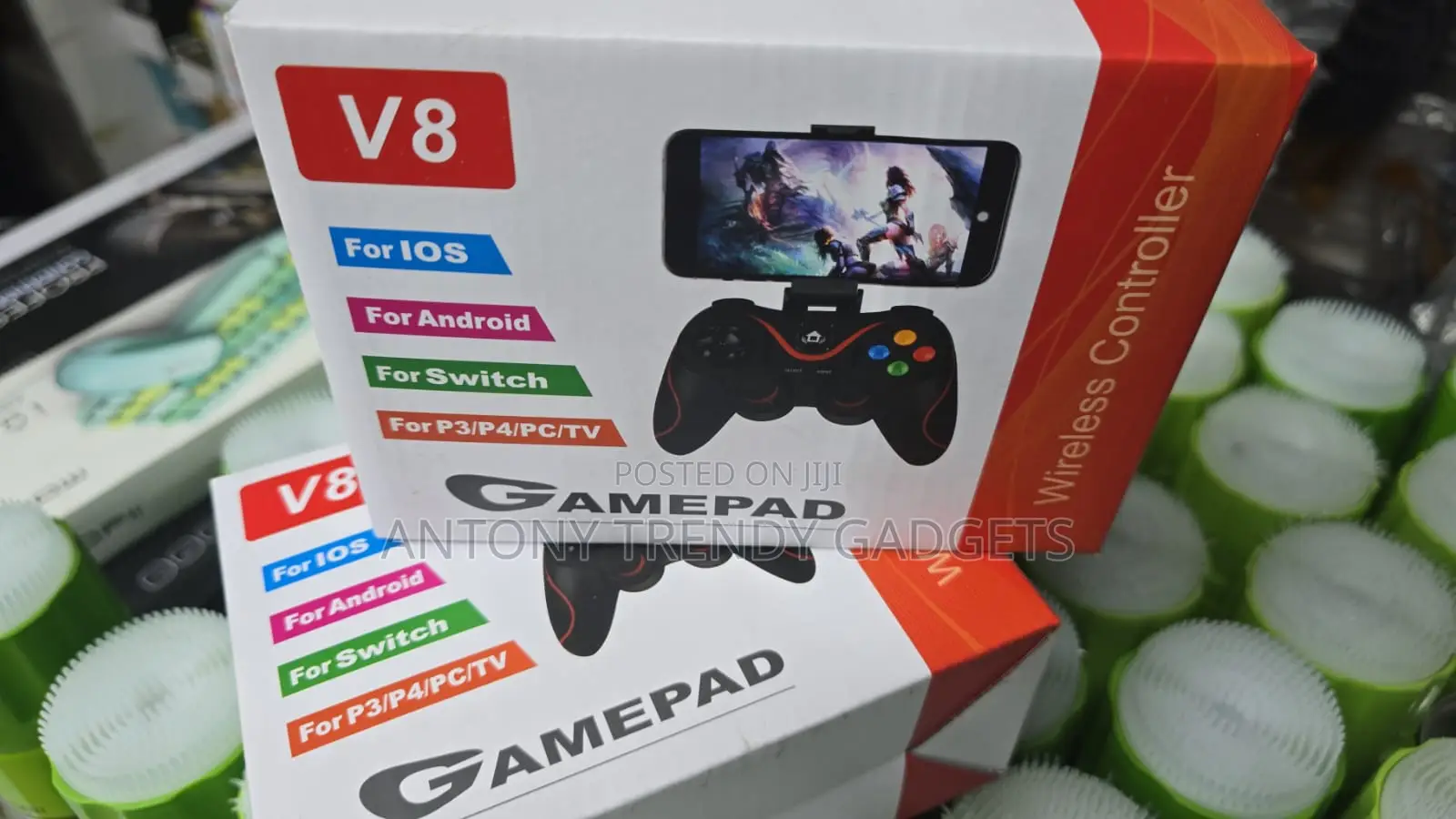 V8 Wireless Game Controller Rechargeable Multi Platform Pad