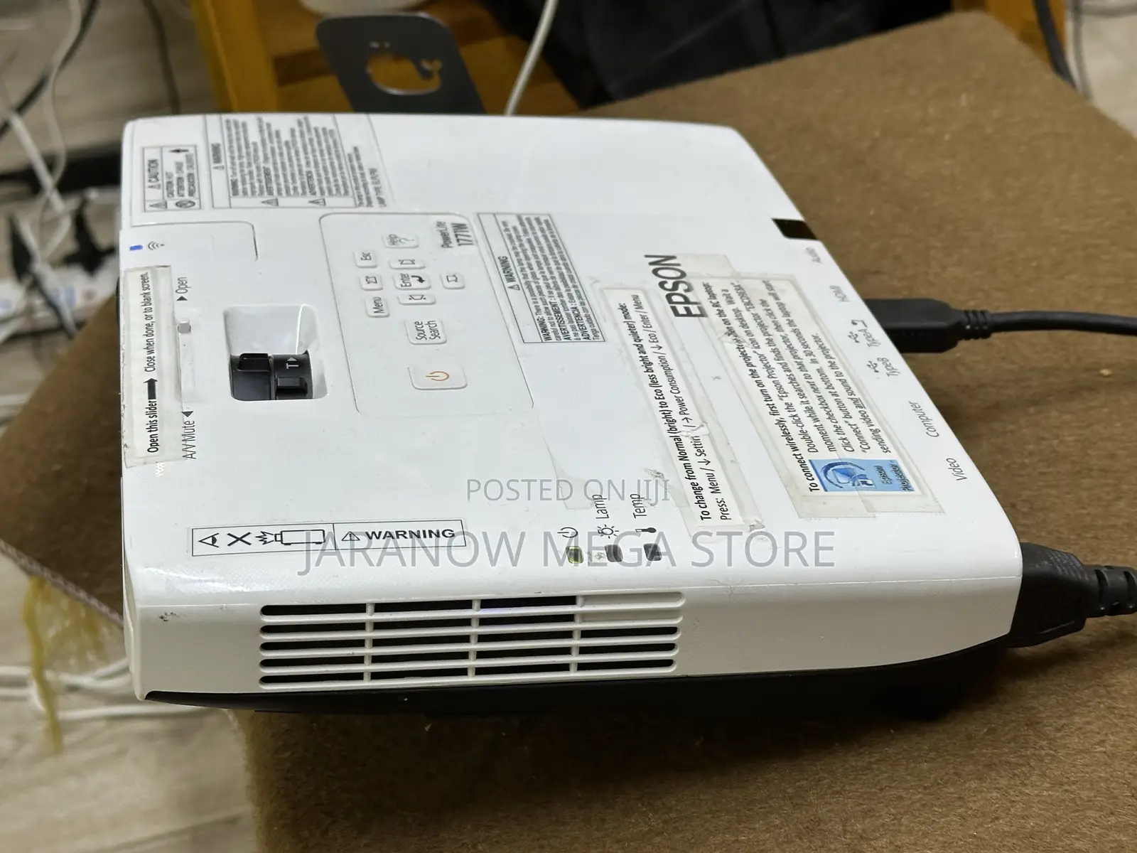 Epson Powerlite 1771w Portable Projector.
