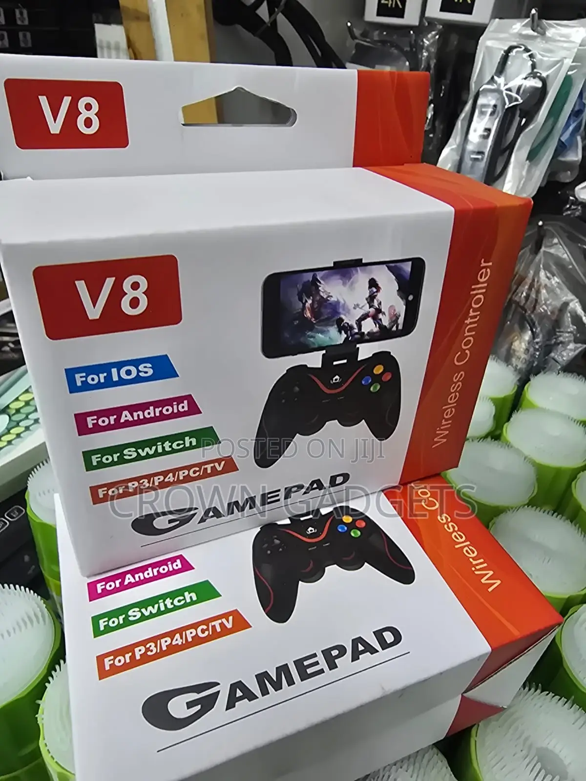 V8 Gaming Controller for Switch Ps3 Ps4 Tv Mobile