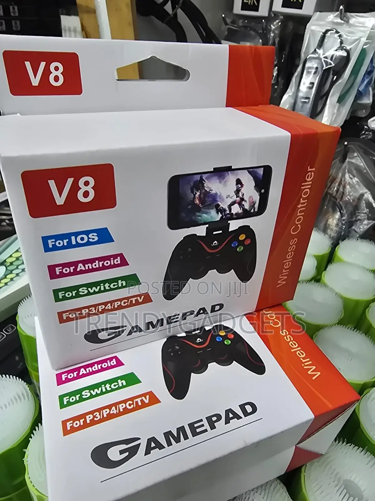 V8 Gaming Controller for Switch Ps3 Ps4 Tv Mobile