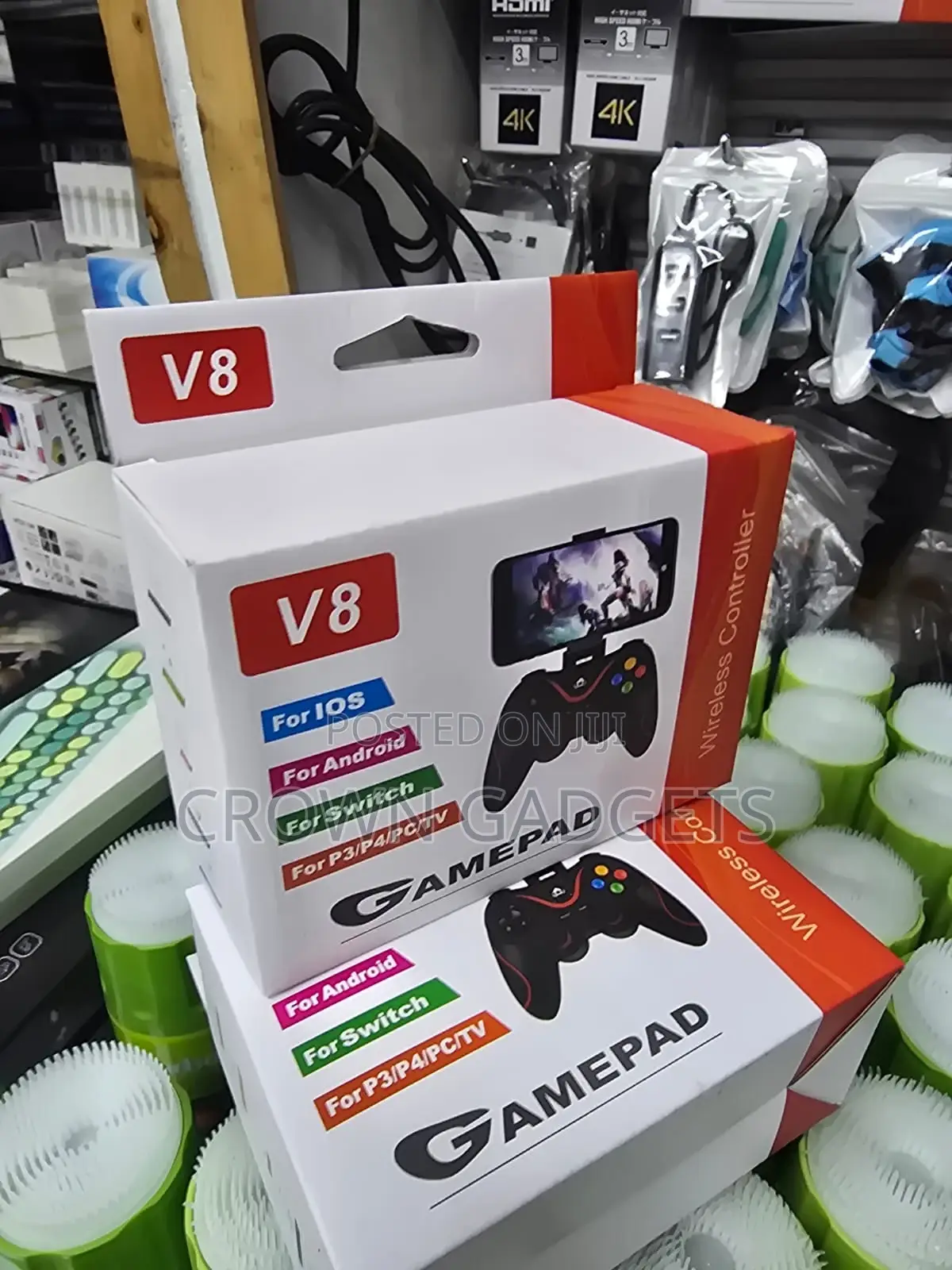 V8 Gaming Controller for Switch Ps3 Ps4 Tv Mobile