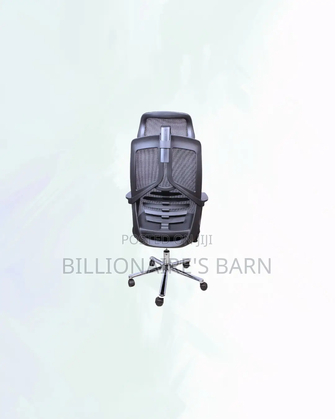 High-Quality Mesh Office Chair Headrest Lumbar Support Wide Shipping