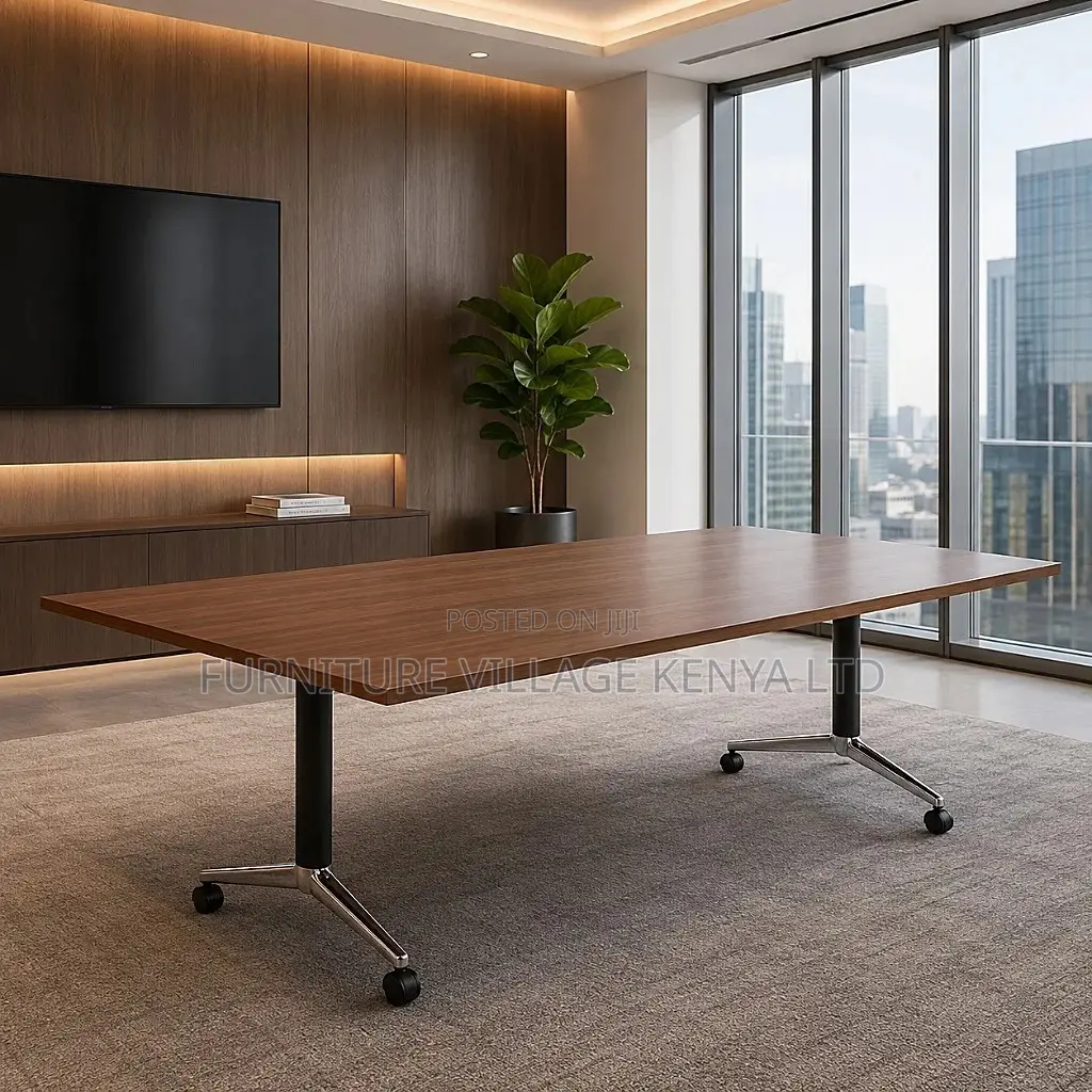 Imported Wooden 240cm Folding Boardroom Table
