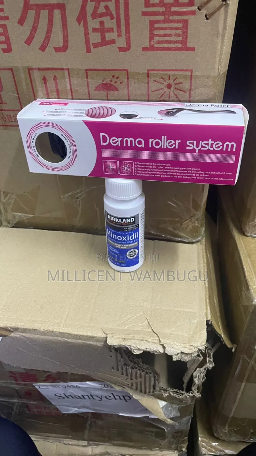 Kirkland 5% Minoxidil for Hair Growth and 0.5mm Dermaroller