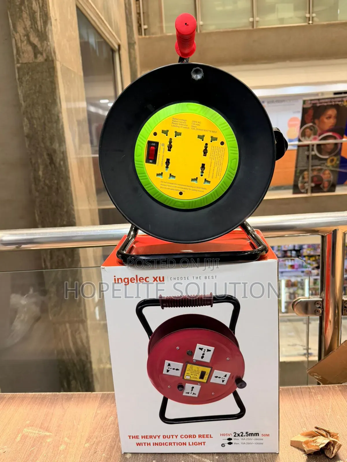 Industrial Cable Reel 25m 2.5m