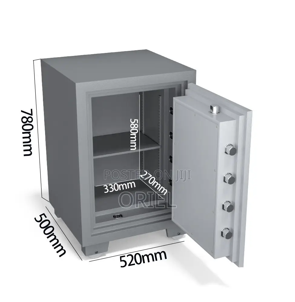 Fireproof Safe Box : 53kgs Diplomat Safe Box With Lock and Key