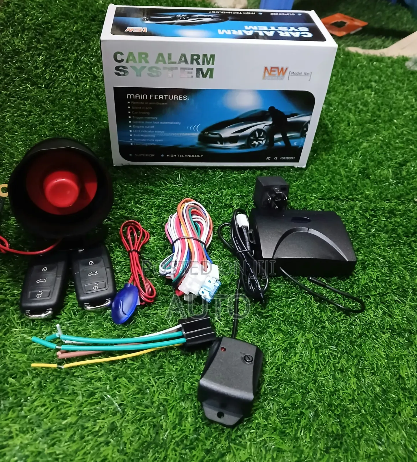 Premium Car Alarm Security System With Remote