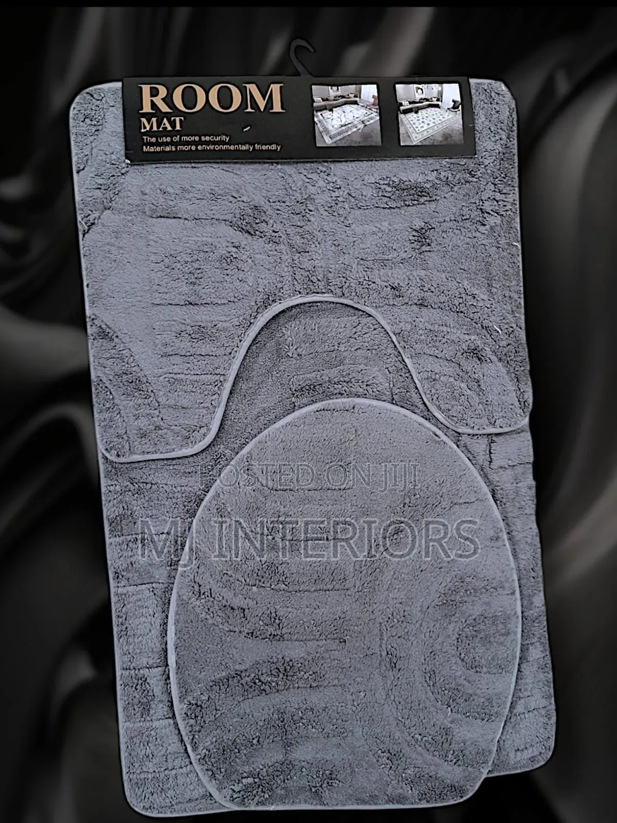 Elegant 3 PCS Toilet Carpet Set