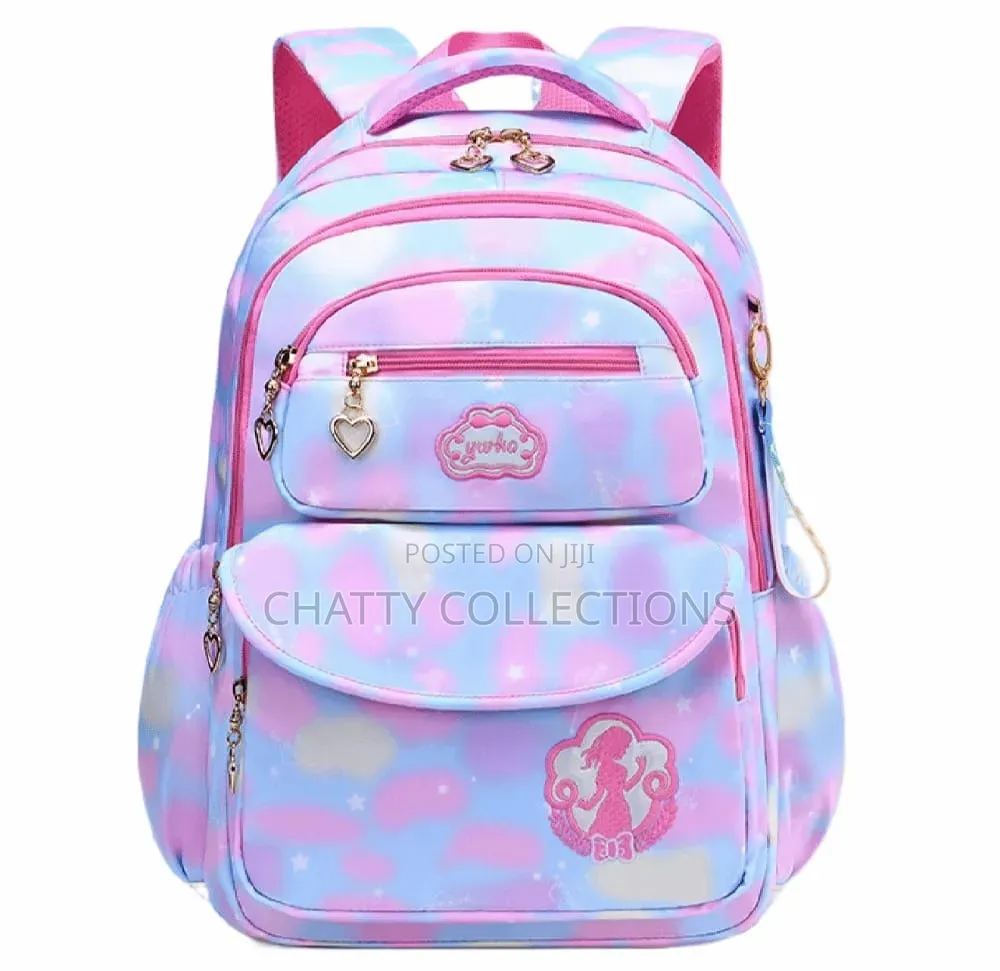 Cloud Blue Top Quality Girls School Bags