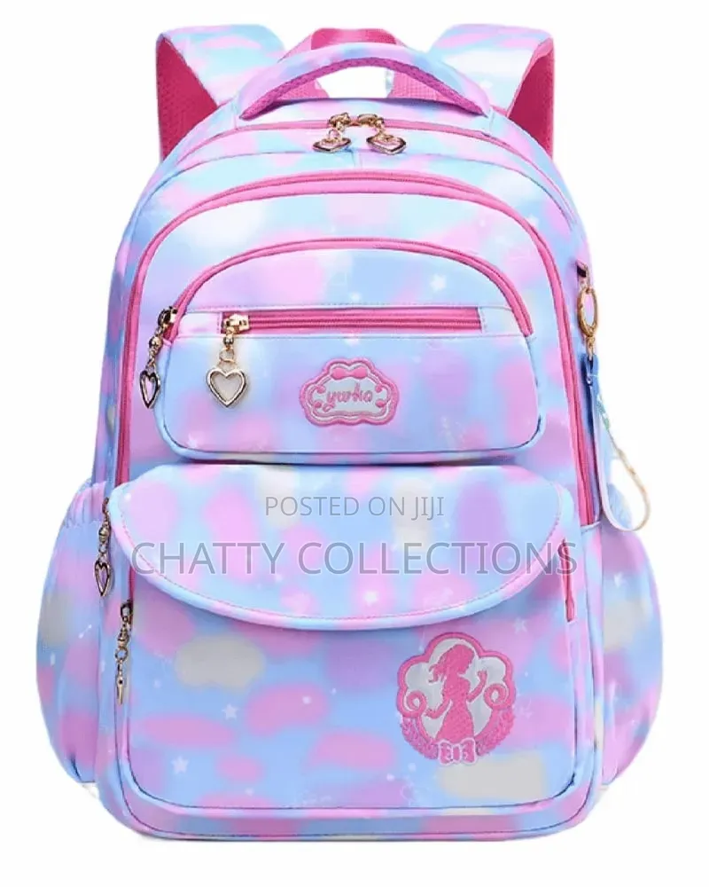 Cloud Blue Top Quality Girls School Bags