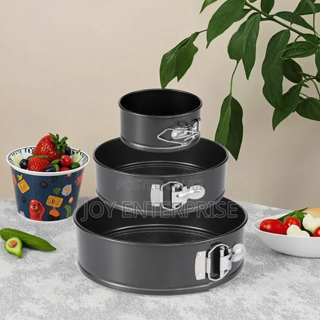 3pc Nonstick Round Baking Tins