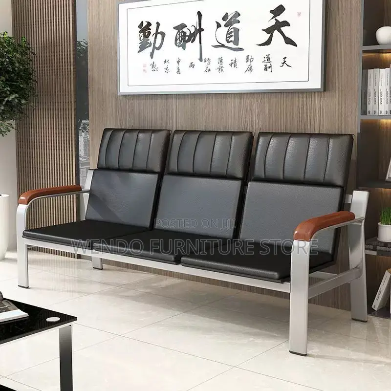 Office Sofa; Five Seaters Leather Meeting Sofa Sets