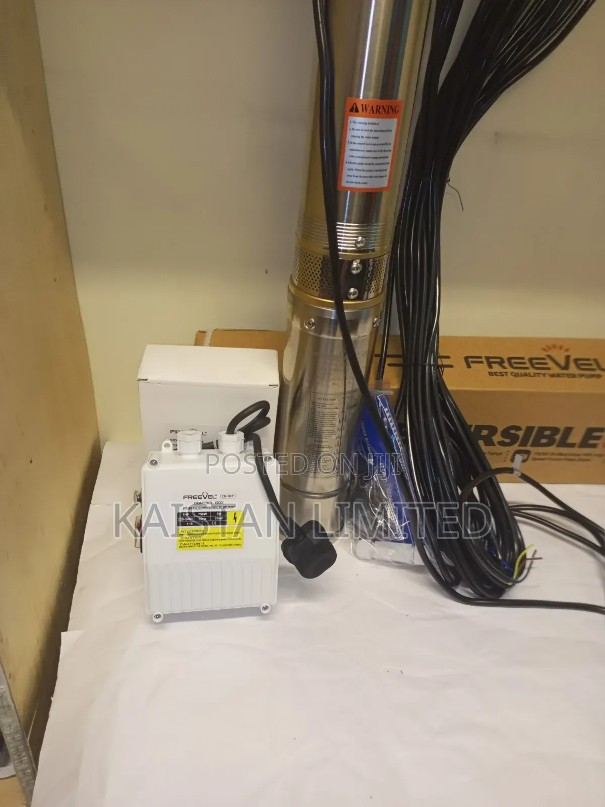 1hp Submersible Pump/Deep Well Pump 85m Lift