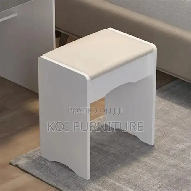 Dressers; White Classic Girls Bedroom Dressing Vanity Chairs