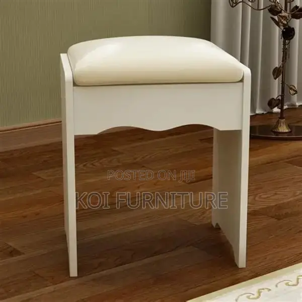 Dressers; White Classic Girls Bedroom Dressing Vanity Chairs