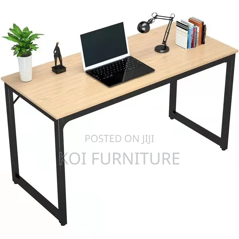 Office Desk; Natural Wooden Computer Office Desk